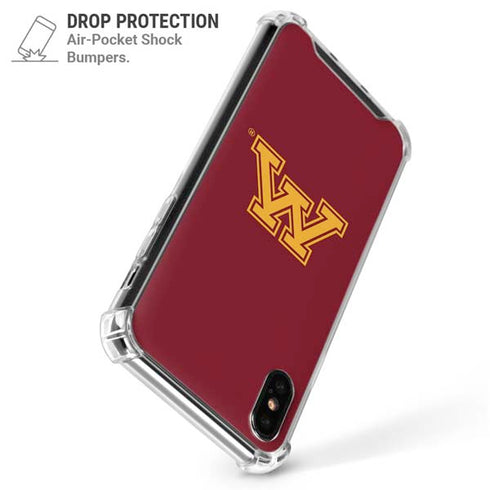 University of Minnesota M Logo iPhone XS Max Clear Case